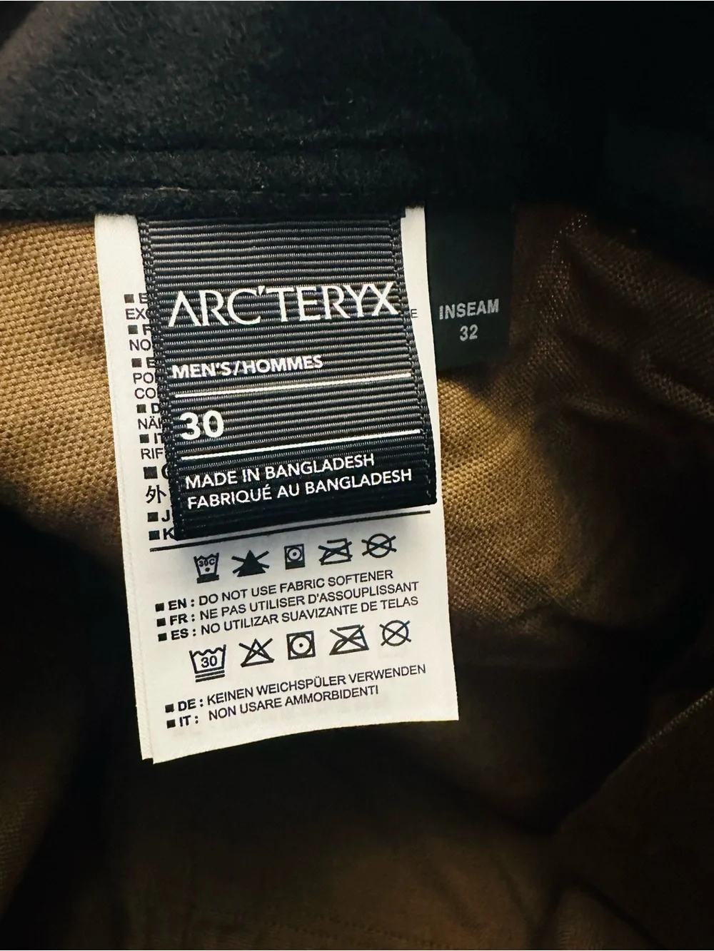 Arc'teryx Functional Tactical AR Pant Gen 2 Mens 30x32 Lahar Desert Tan NWT RARE